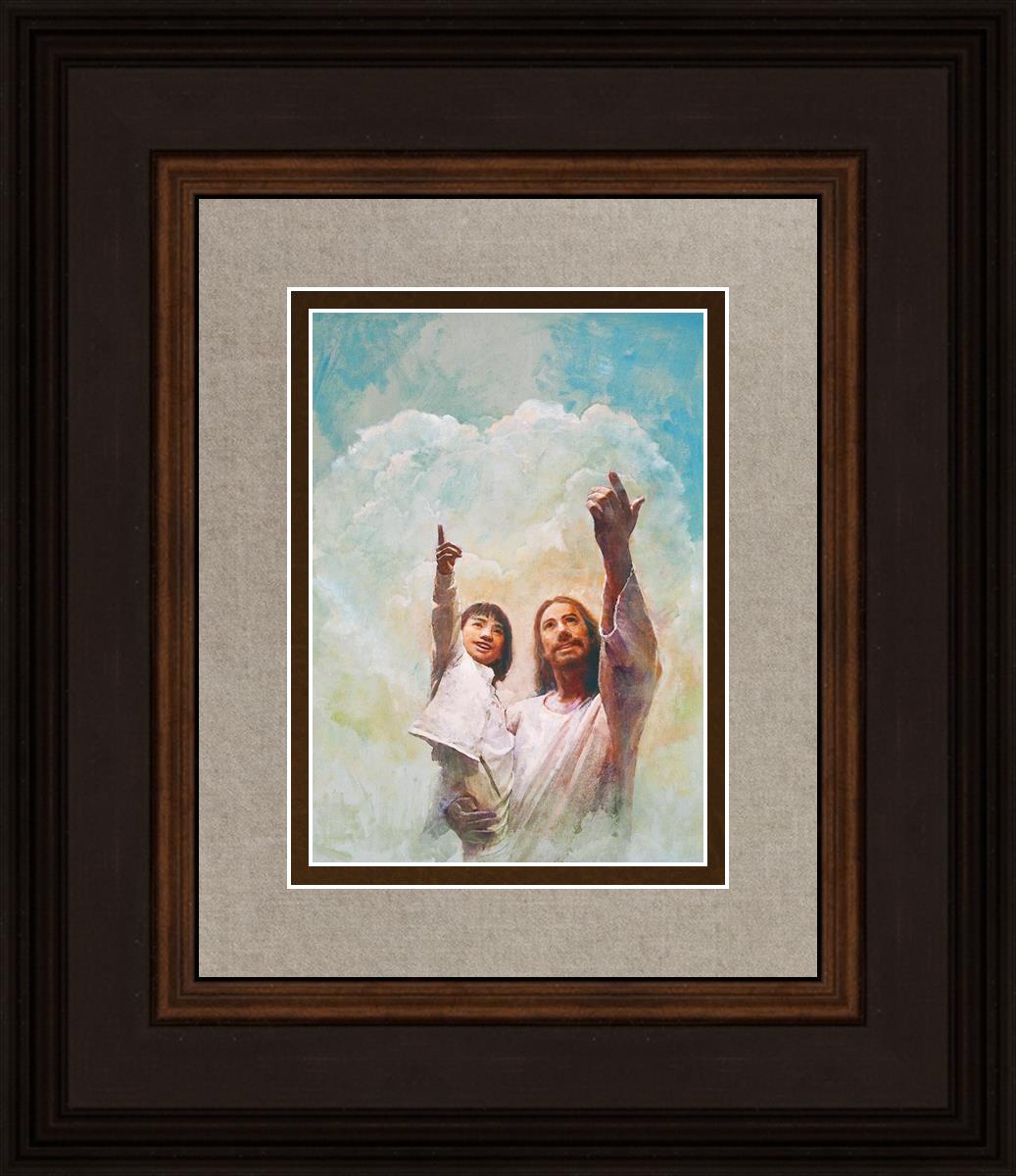 God Is Love Christian Wall Art by Yongsung Kim - Inspirational Bible Verse Decor for Home, Church & Office
