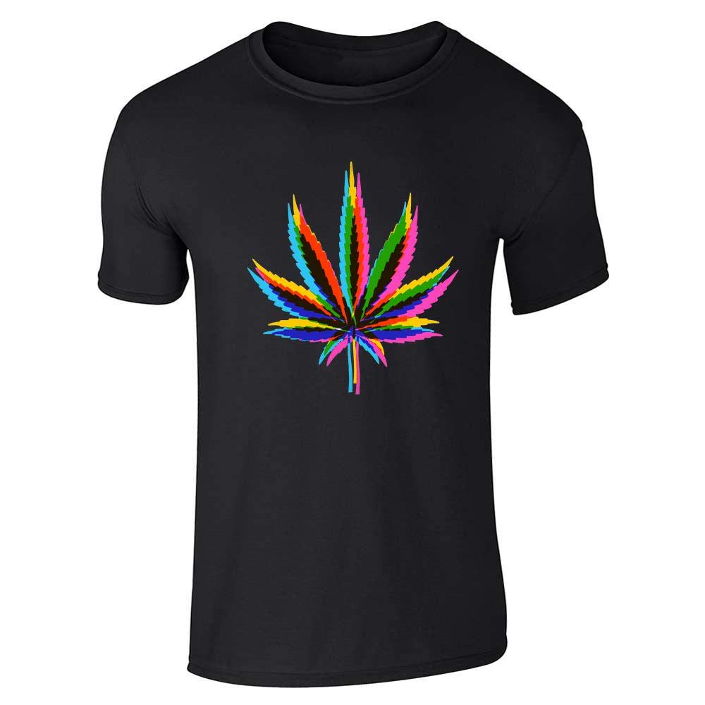 Pop Threads Weed Mirage Marijuana Pot 420 Graphic T-Shirt for Men - Cool Stoner Outfit for Parties, Concerts & Casual Wear