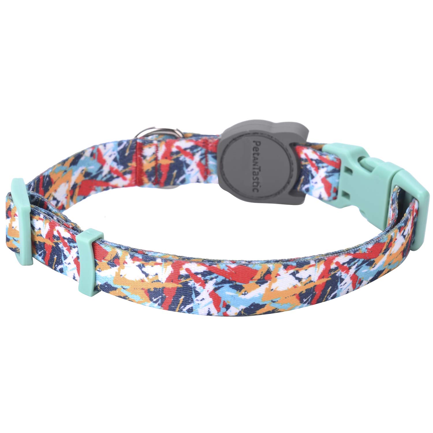 Premium Adjustable Large Dog Collar - Heavy Duty & Soft Comfort | Fashionable Abstract Design | Indoor & Outdoor Use | Perfect for Puppies, Adults, Boys & Girls | Great for Walks, Training & Daily Wear