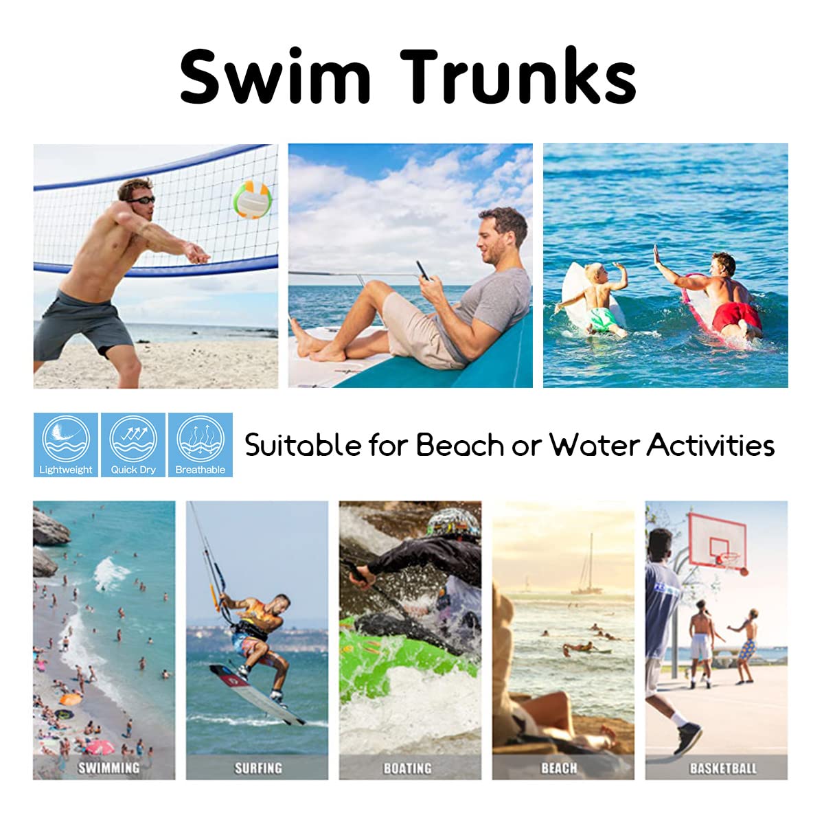 Custom Face Board Shorts for Men - Personalized Swim Trunks with Wife's Photo - Quick Dry Beach Swimwear for Couples | Perfect for Beach Vacations, Pool Parties & Romantic Getaways
