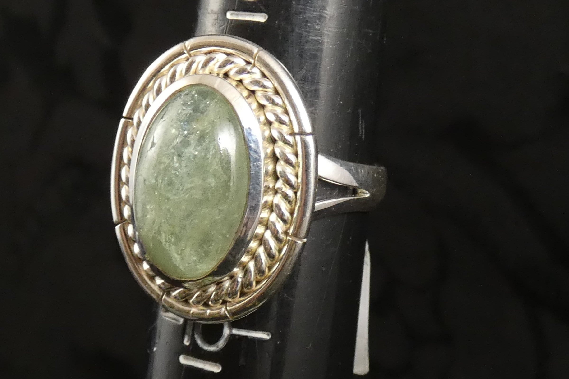 Aquamarine Sterling Silver Ring for Women - Size 9 | Elegant Birthstone Jewelry Gift for Mom, Wife, Girlfriend | Perfect for Engagement, Anniversary & Special Occasions