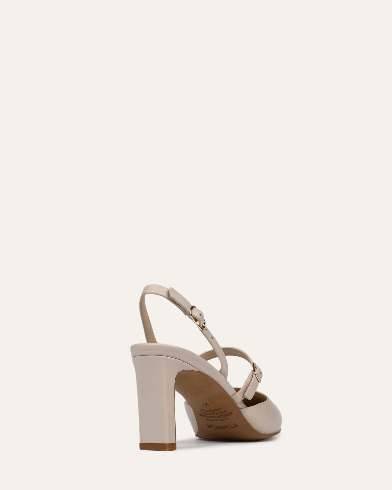 KARINA Women's Mid Heel Pumps - Genuine Bone Leather Dress Shoes for Work, Party & Special Occasions