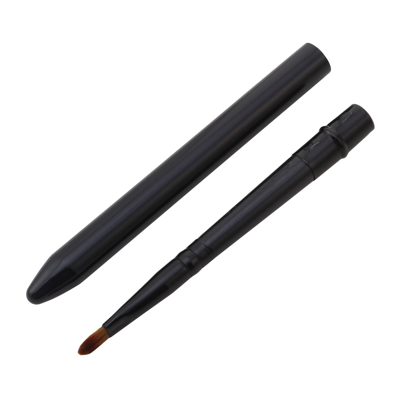 COMSY Professional Lip Makeup Brush Set - Lip Liner & Lipstick Brush for Precise Application - Travel-Friendly Makeup Tools for Women & Girls - Perfect for Daily Use, Parties & Special Occasions - Black