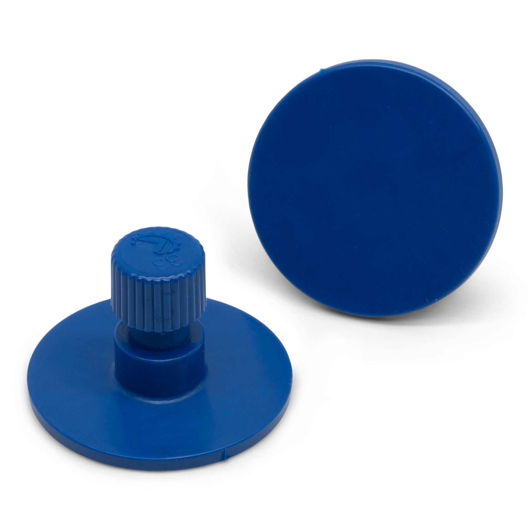 Dead Center™ 33mm Blue Intermediate Round Tabs - 5 Pack for Guitar, Bass & Ukulele - Perfect for Musicians & Performers