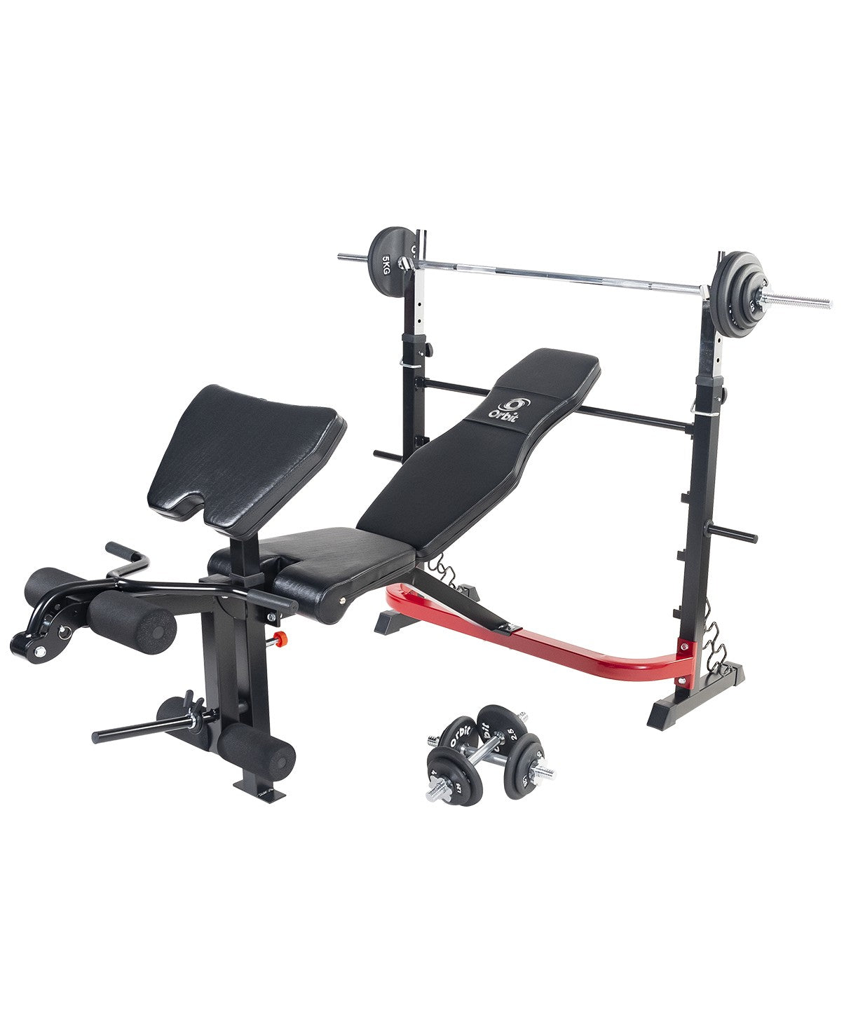 Orbit Bench Press Package OBB016_BS010 - Home Gym Strength Training Equipment for Full Body Workout | Perfect for Weight Lifting, Muscle Building & Fitness Enthusiasts