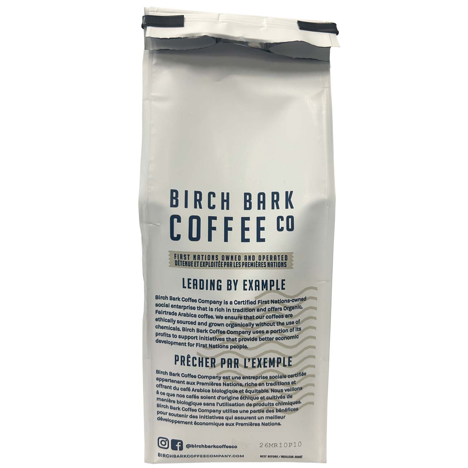 Organic Birch Bark Coureurs Des Bois Fair Trade Ground Coffee - 12 oz | Premium Aromatic Blend for French Press, Drip & Cold Brew | Perfect for Camping, Gifts & Morning Rituals