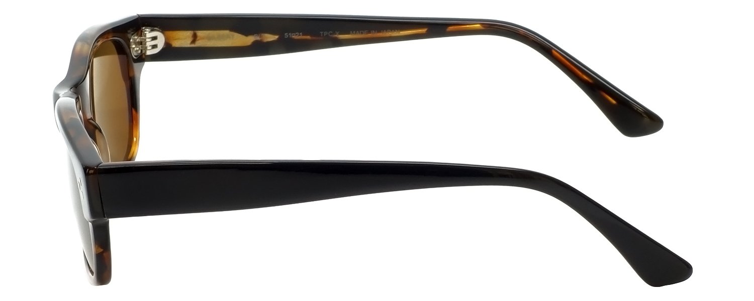 Gilbert Polarized Sunglasses for Men & Women - UV Protection, Anti-Glare, Lightweight (Black/Tortoise/Gold Lenses) - Perfect for Driving, Fishing & Outdoor Activities