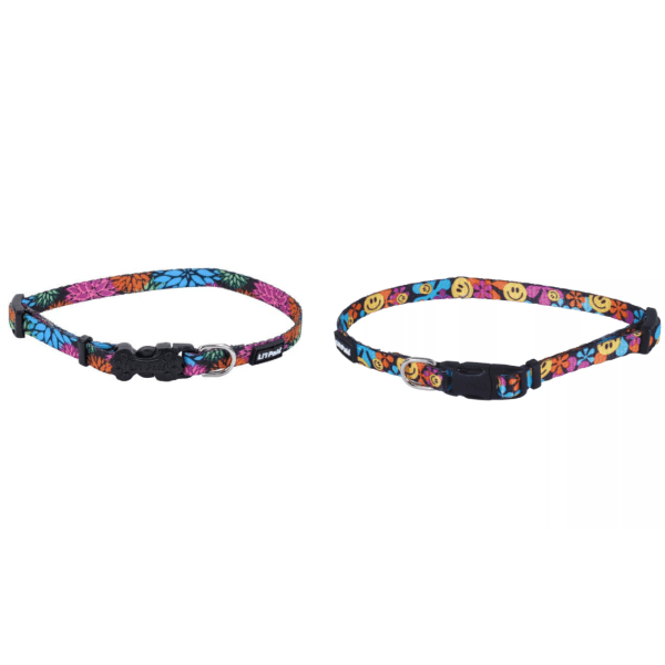 Adjustable Dog Collar for Small Dogs - Soft Nylon Pet Collar with Buckle - Perfect for Walking, Training & Daily Use