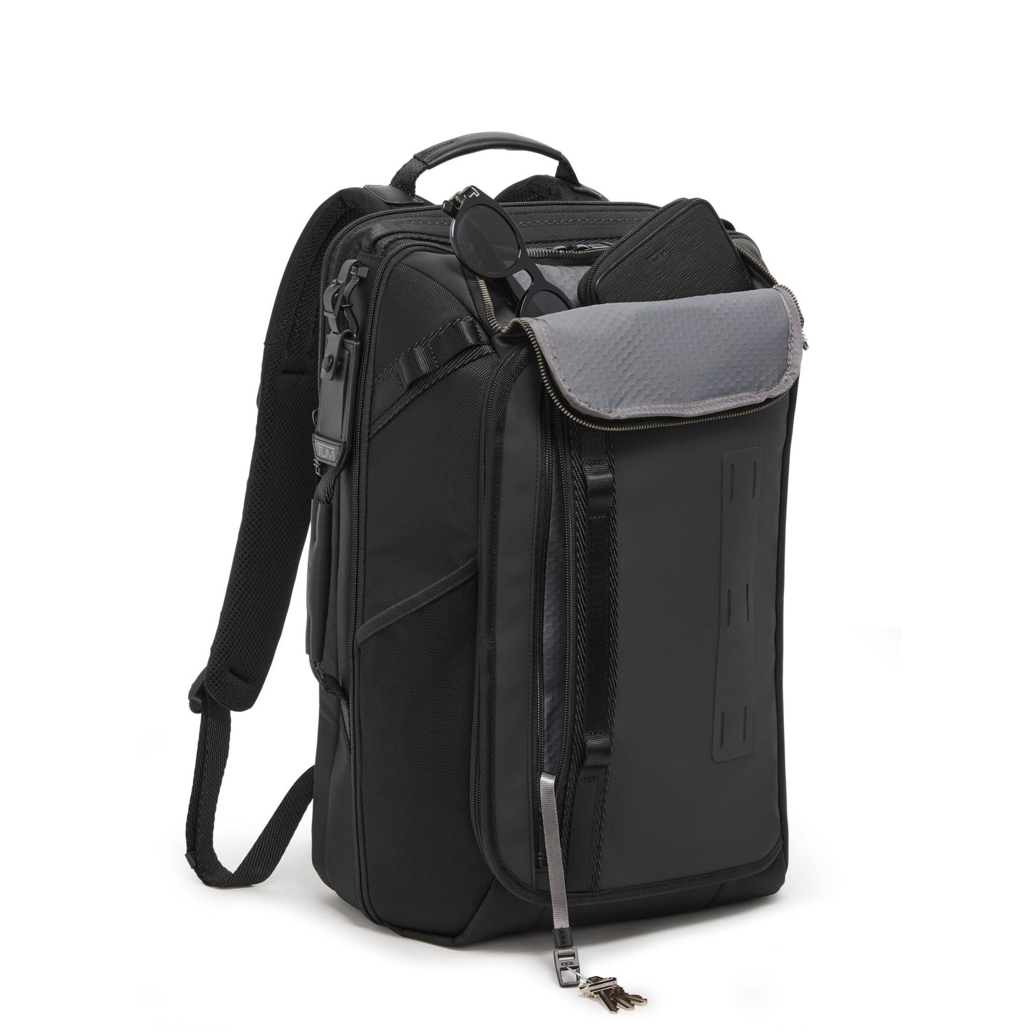 TUMI Alpha Bravo Detrick Backpack - Durable Travel & Business Laptop Backpack with USB Charging Port - Perfect for Work, Commuting & Outdoor Adventures