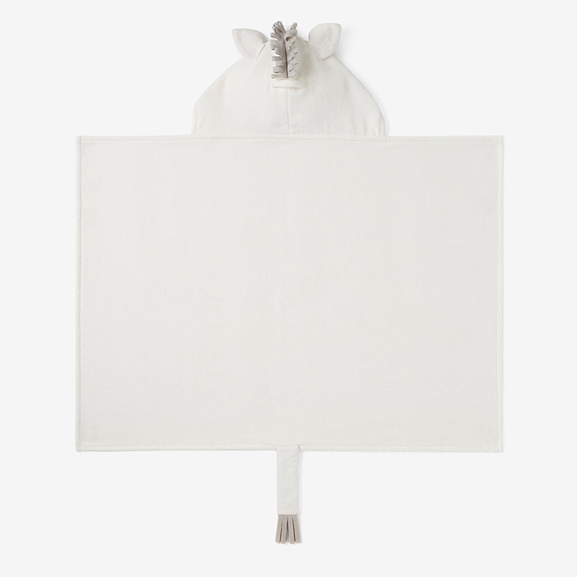 Soft White Unicorn Hooded Baby Bath Towel Wrap - Cute & Absorbent for Newborns & Toddlers - Perfect for Post-Bath Snuggles & Photo Shoots