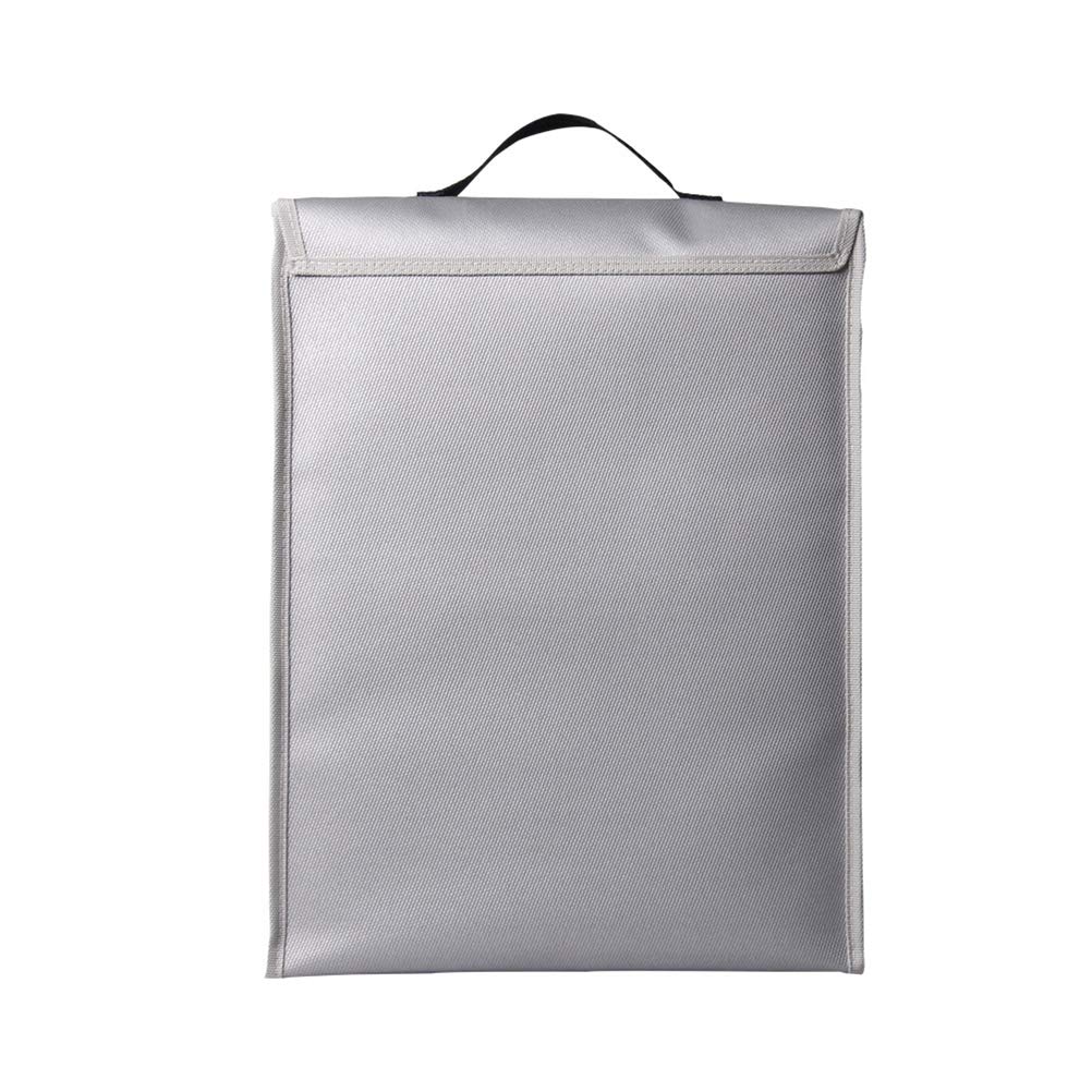 Waterproof Fireproof Document Bag - A4 Fire Resistant Waterproof Pouch for Files, Passports, Money - Ideal for Travel, Office, Emergency Protection & Storage