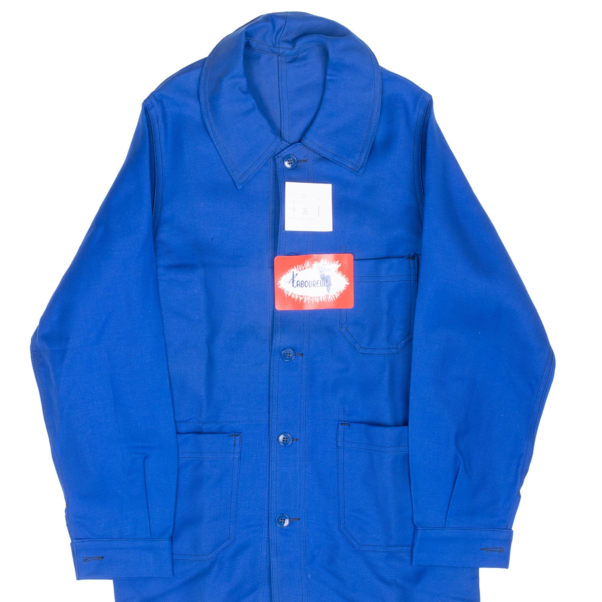 Vintage French Workwear Le Laboureur Jacket 2000s Small - Made in France Deadstock - Perfect for Vintage Fashion Collectors & Retro Style Enthusiasts