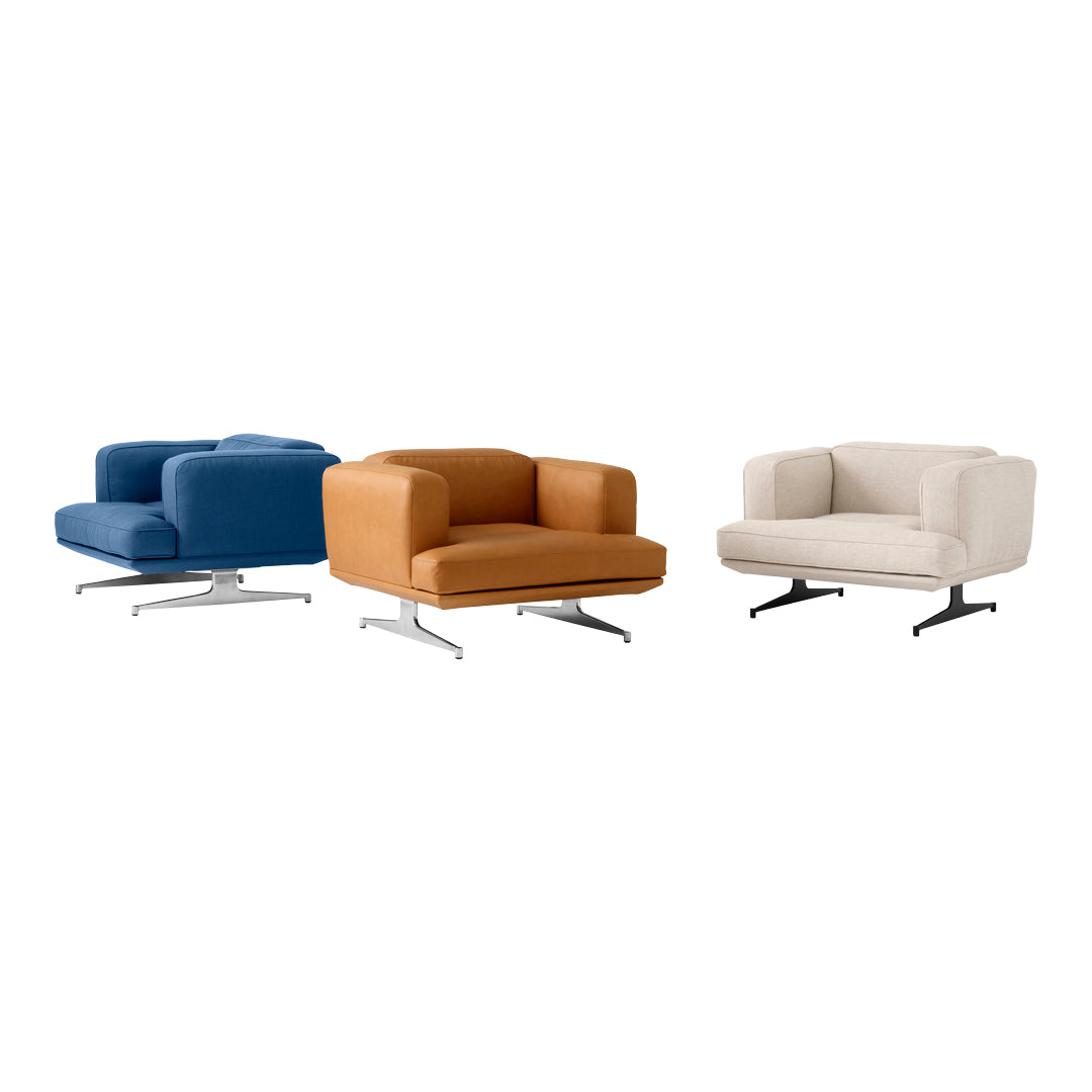 Comfortable Inland Lounge Chair for Living Room - Modern Indoor Recliner with Soft Cushions for Relaxing & Reading | Perfect for Home, Office, or Patio Use