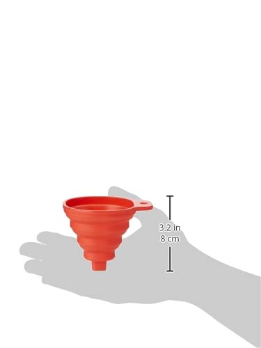 Rolson 42101 Flexible Funnel - Durable Plastic Funnel for Kitchen, Garage & DIY Projects - Easy Pouring for Liquids, Oils & Chemicals - Great for Cooking, Car Maintenance & Home Improvement