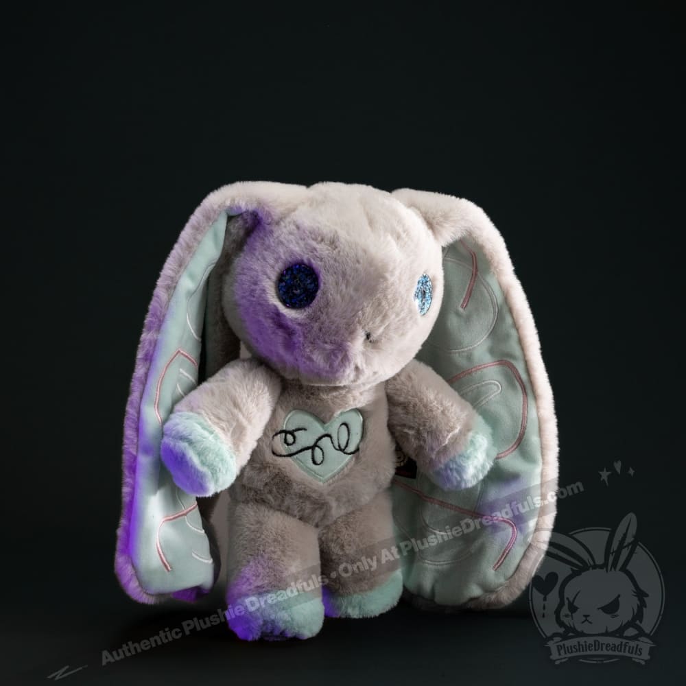 Plushie Dreadfuls Schizophrenia Rabbit II - Soft Stuffed Animal Toy for Mental Health Awareness, Anxiety Relief & Comfort | Perfect for Therapy, Gifts, and Collectibles