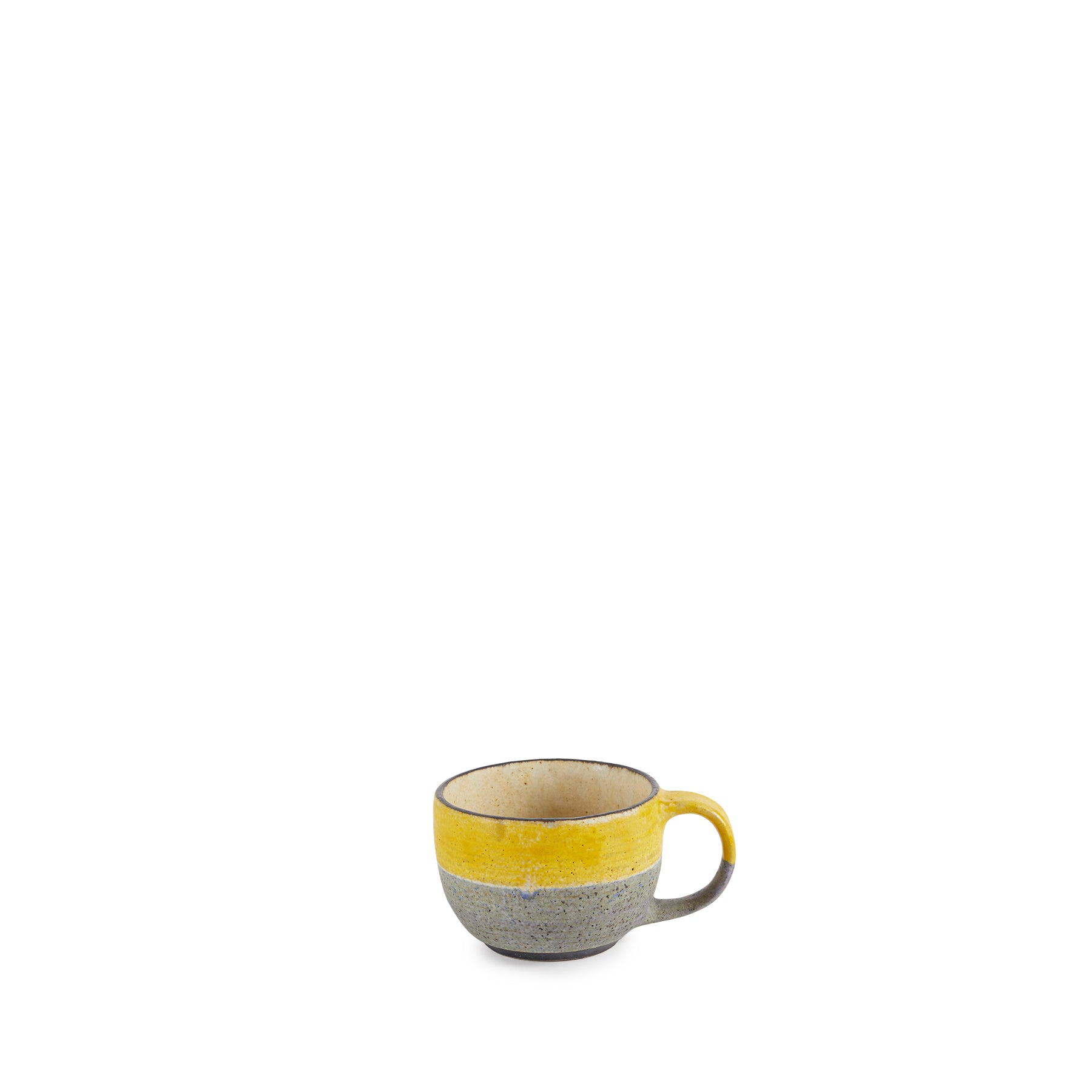 Vibrant Indigo & Yellow Ceramic Coffee Mug - Perfect for Home, Office, or Gift Giving