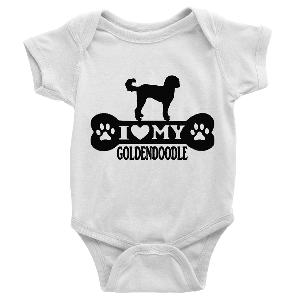 Adorable Goldendoodle Baby Clothes - Short Sleeve Bodysuit & Creeper Outfits for Infants & Toddlers | Perfect for Playtime, Photo Shoots & Dog Lovers