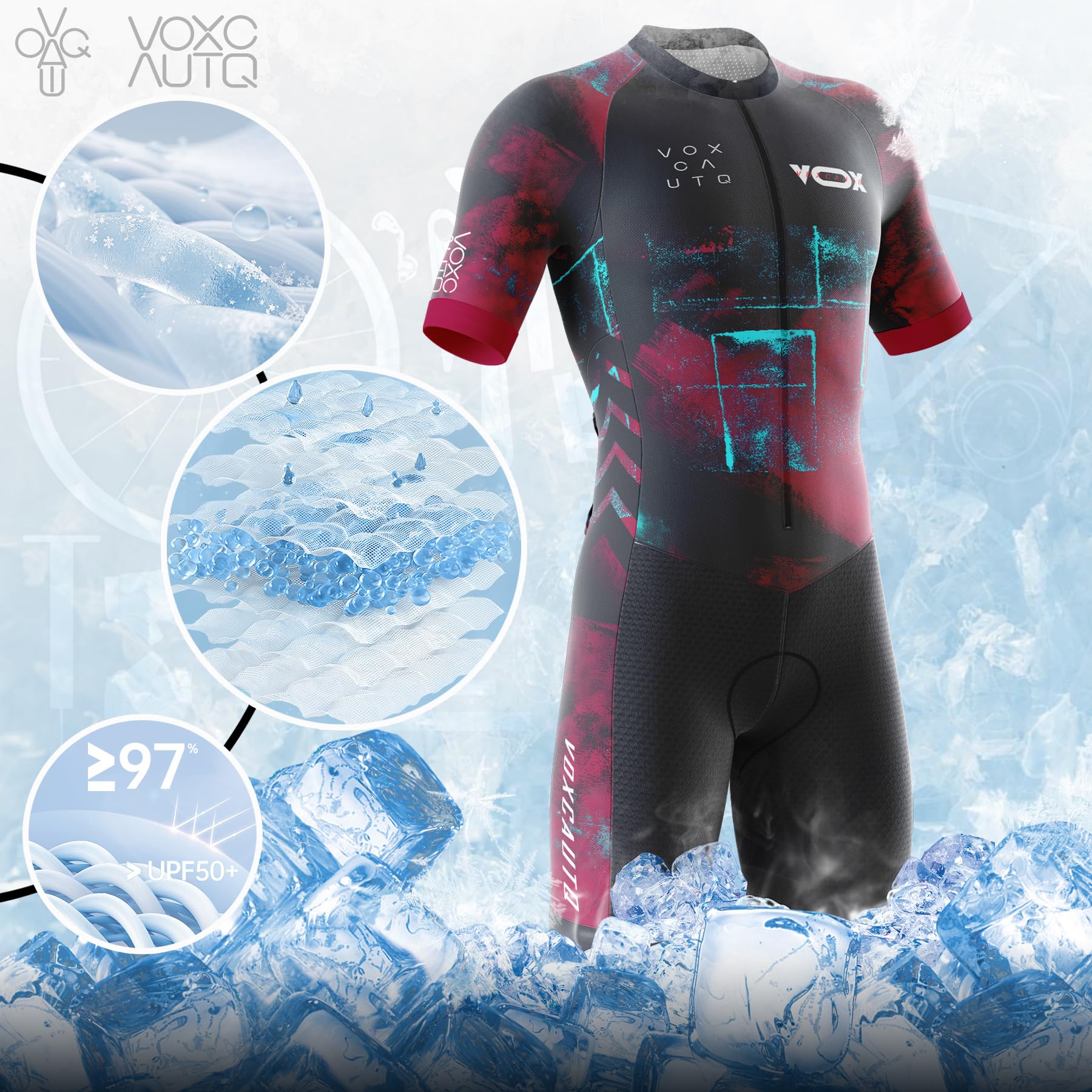 Men's Triathlon Suit - Breathable & Quick-Dry Cycling Skinsuit for Swimming, Biking & Racing | Perfect for Triathletes & Competitive Cyclists