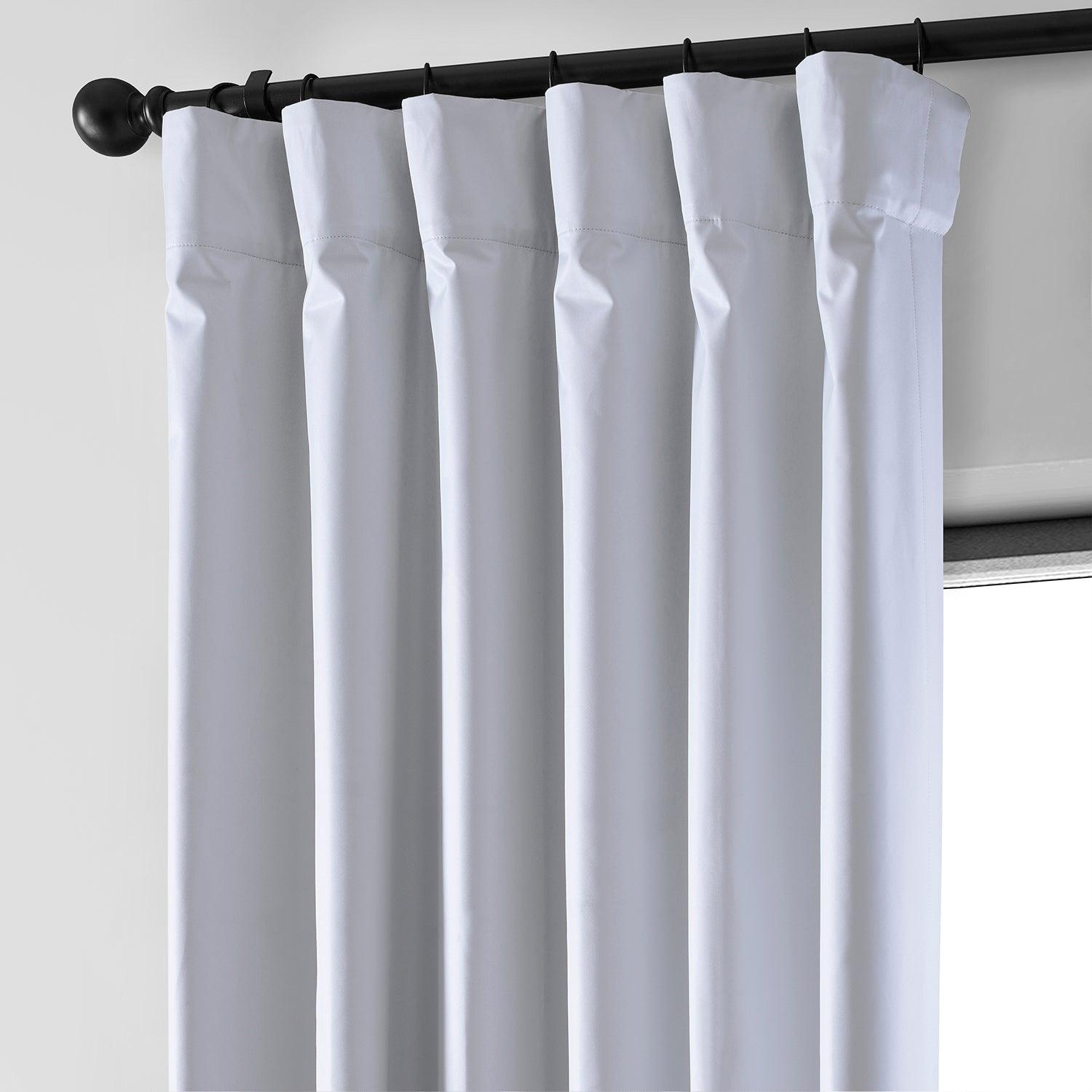 Off White Hotel Blackout Curtains - Premium Light Blocking Window Drapes for Bedroom & Home Theater - Noise Reducing & Energy Efficient
