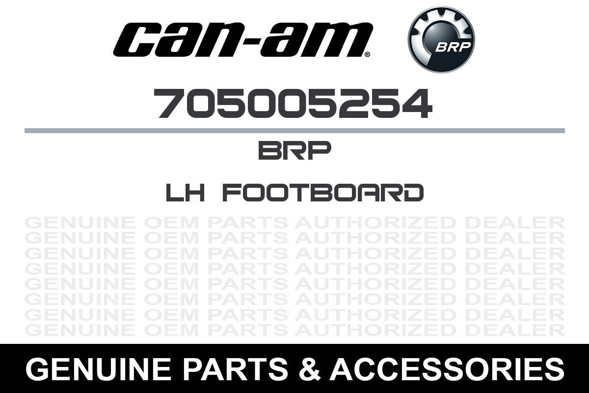 Can-Am 2018 Outlander 850 & 570 LH Structural Footboard 705011540 - OEM Replacement Part for Off-Road ATV Accessories | Perfect for Trail Riding & Outdoor Adventures