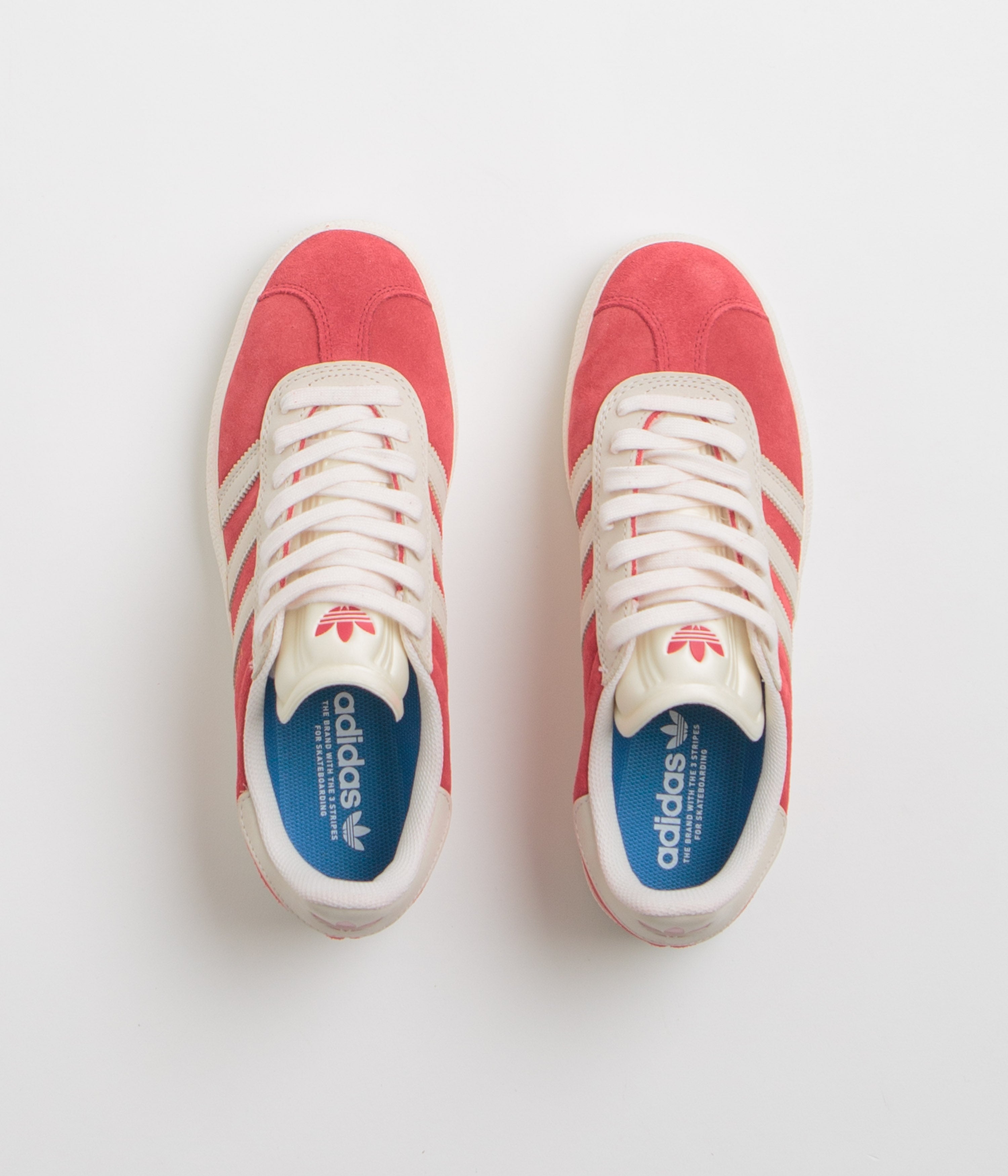 Adidas Gazelle ADV Sneakers for Men & Women - Better Scarlet/Chalk White/Gold Metallic - Retro Running Shoes for Casual Wear, Gym & Street Fashion