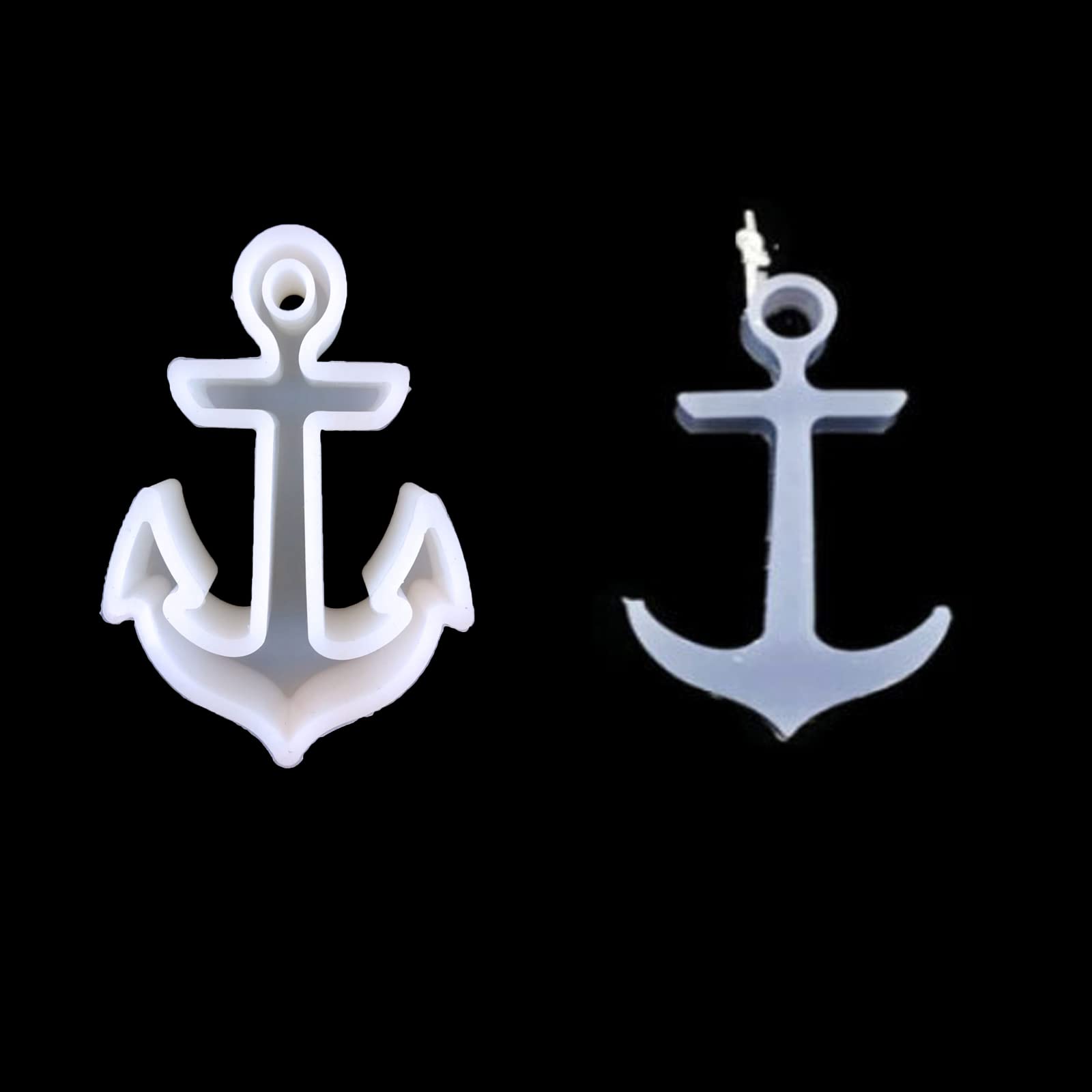 Anchor Silicone Molds for Car Freshies, Epoxy Resin & Aroma Beads - DIY Soap, Candle & Pendant Making Kit - Perfect for Home Crafts, Car Air Fresheners & Gift Making