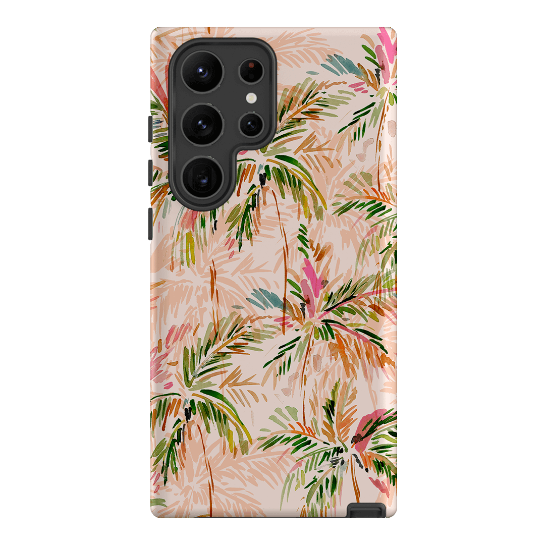 Hawaiian Palms Phone Case - Durable Protective Cover for iPhone & Samsung - Tropical Beach Design - Perfect for Travel, Vacation & Summer Outings