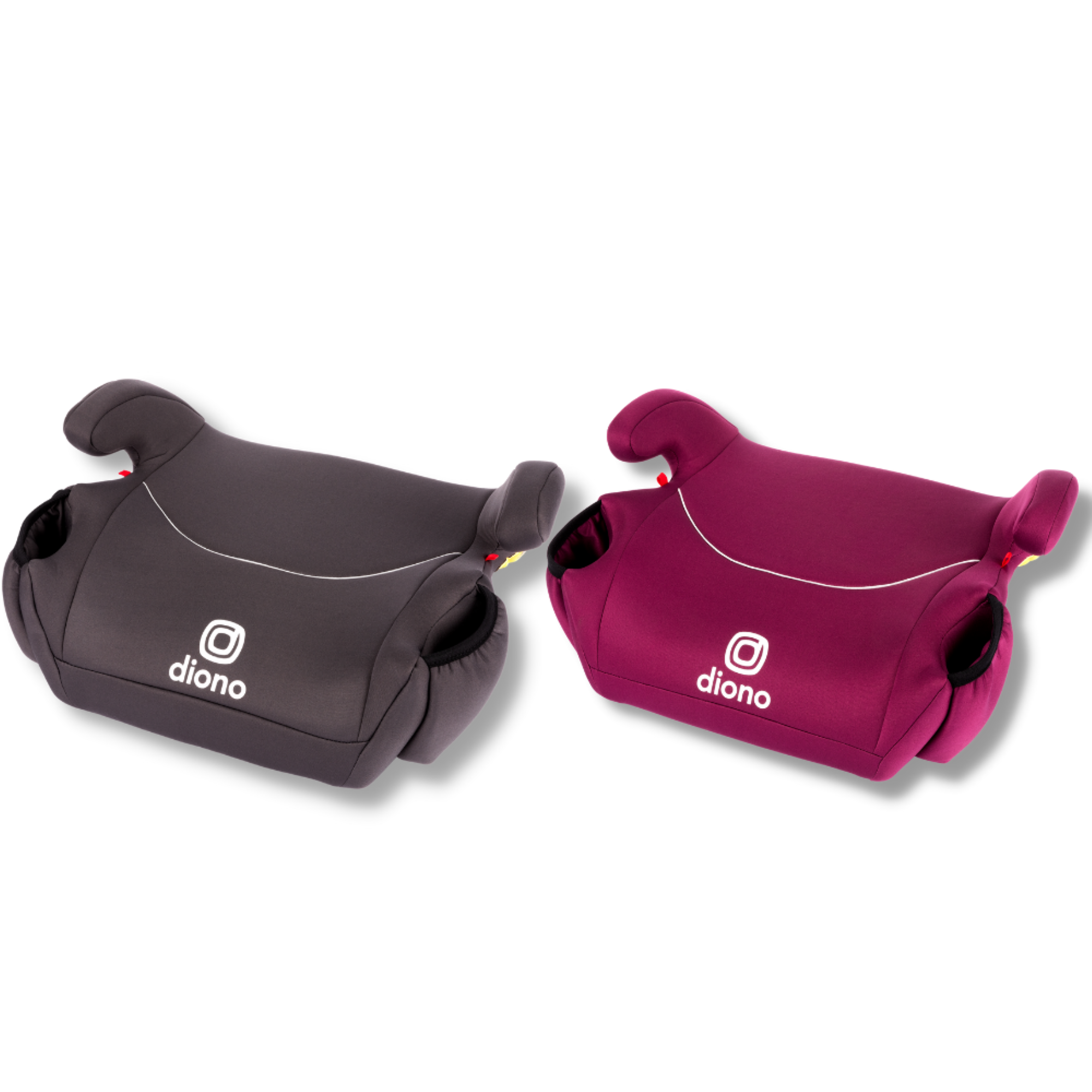 Diono Solana Backless Booster Car Seat - 2 Pack | Lightweight & Portable for Travel, School Carpool & Everyday Use
