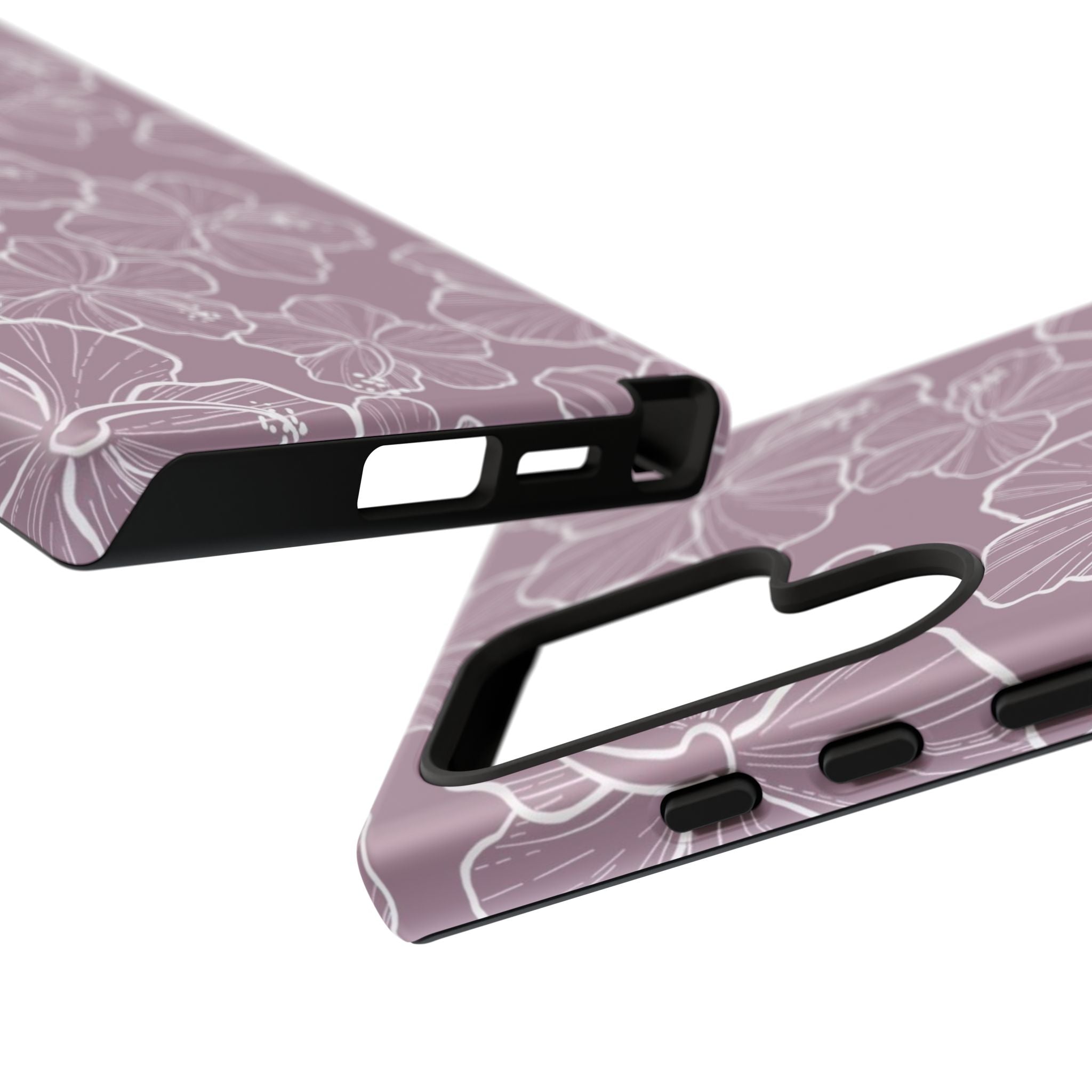 Organic Hibiscus & Lavender Scented Phone Case for Samsung Galaxy - Perfect for Relaxation, Aromatherapy & Stress Relief