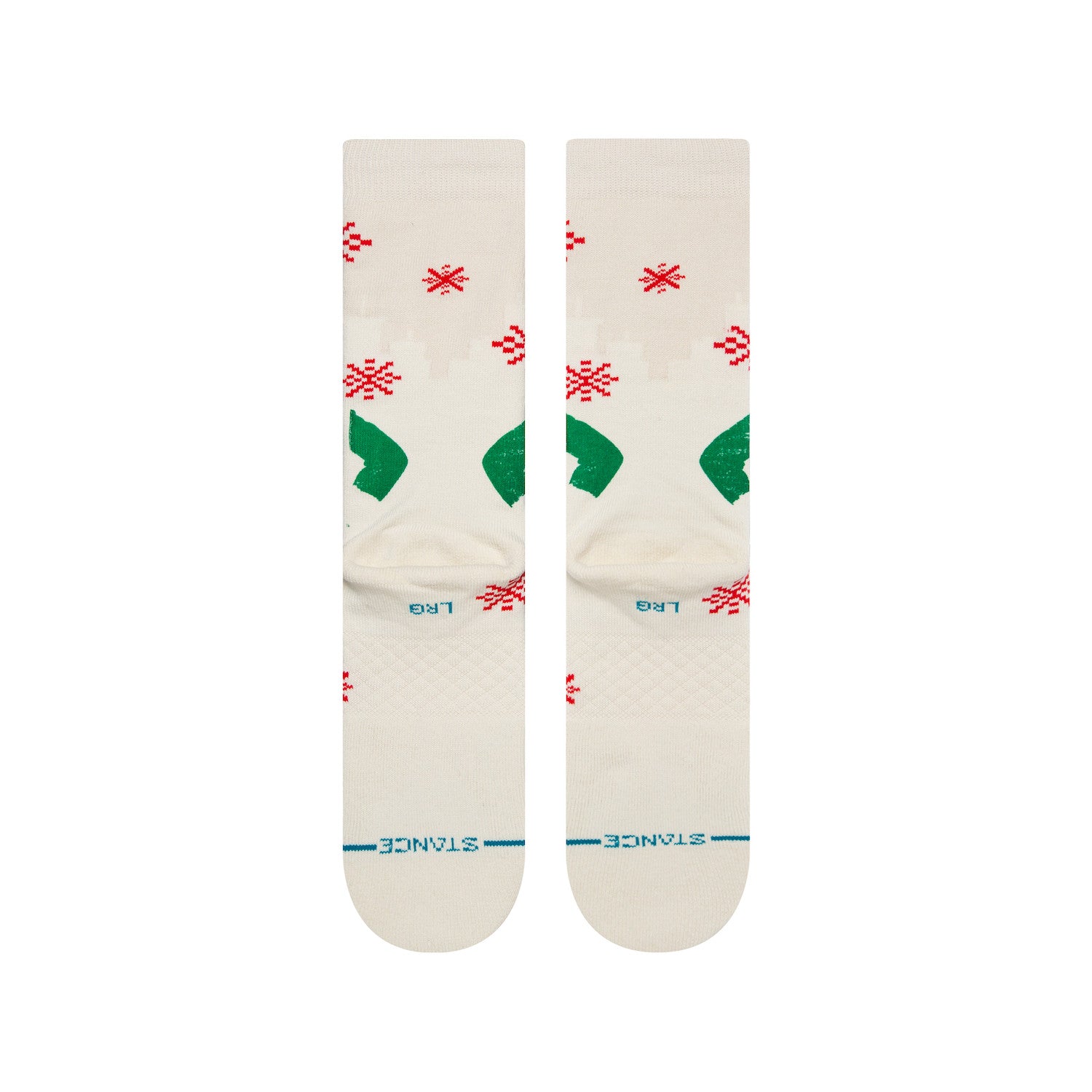 Stance Buddy The Elf Crew Socks - Fun Christmas Holiday Novelty Socks for Men & Women - Perfect for Gifts, Parties & Festive Outfits