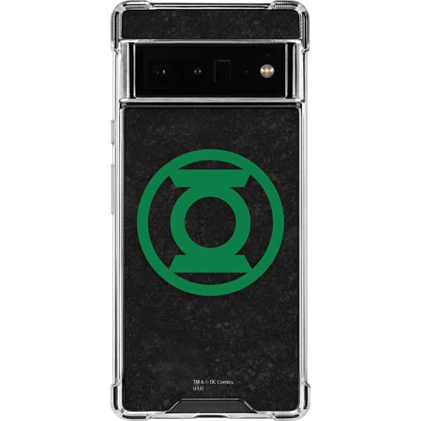 Official DC Comics Green Lantern Phone Case for Google Pixel 6 Pro - Clear Protective Cover for Everyday Use