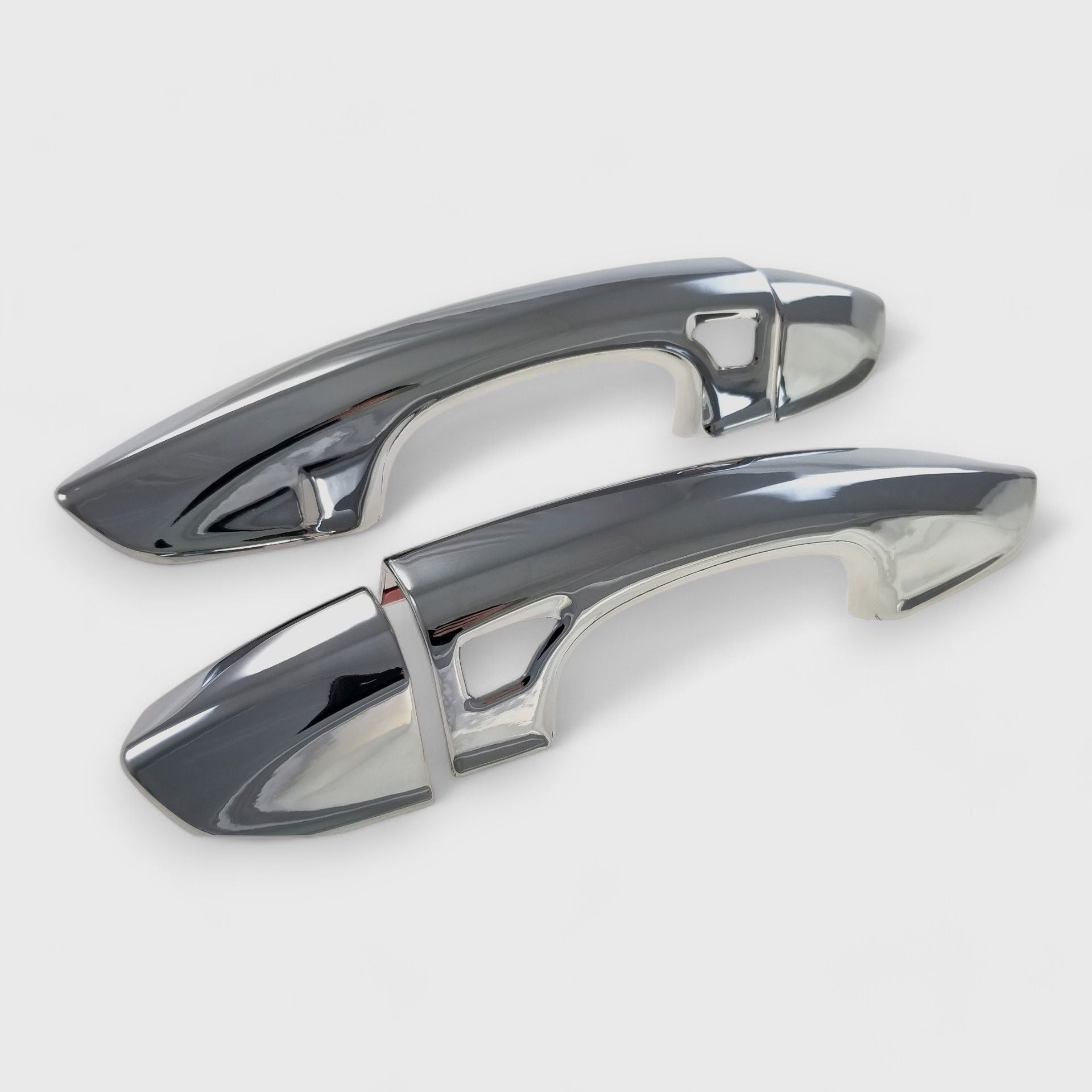 Smart Key Chrome Door Handle Cover DH263 - Secure & Stylish Upgrade for Home & Office Entry Doors