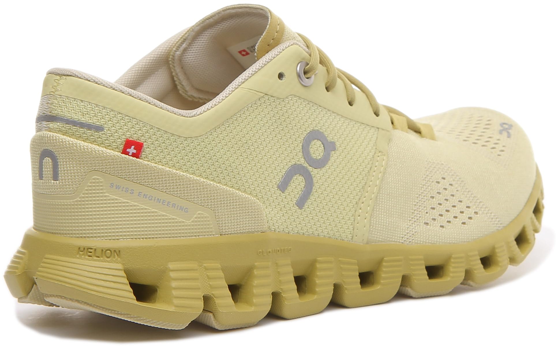 ON Women's Cloud X Running Sneakers - Lightweight & Comfortable for Jogging, Walking & Gym - Glade/Citron Yellow - Size 6 US Medium - Perfect for Outdoor Activities & Casual Wear