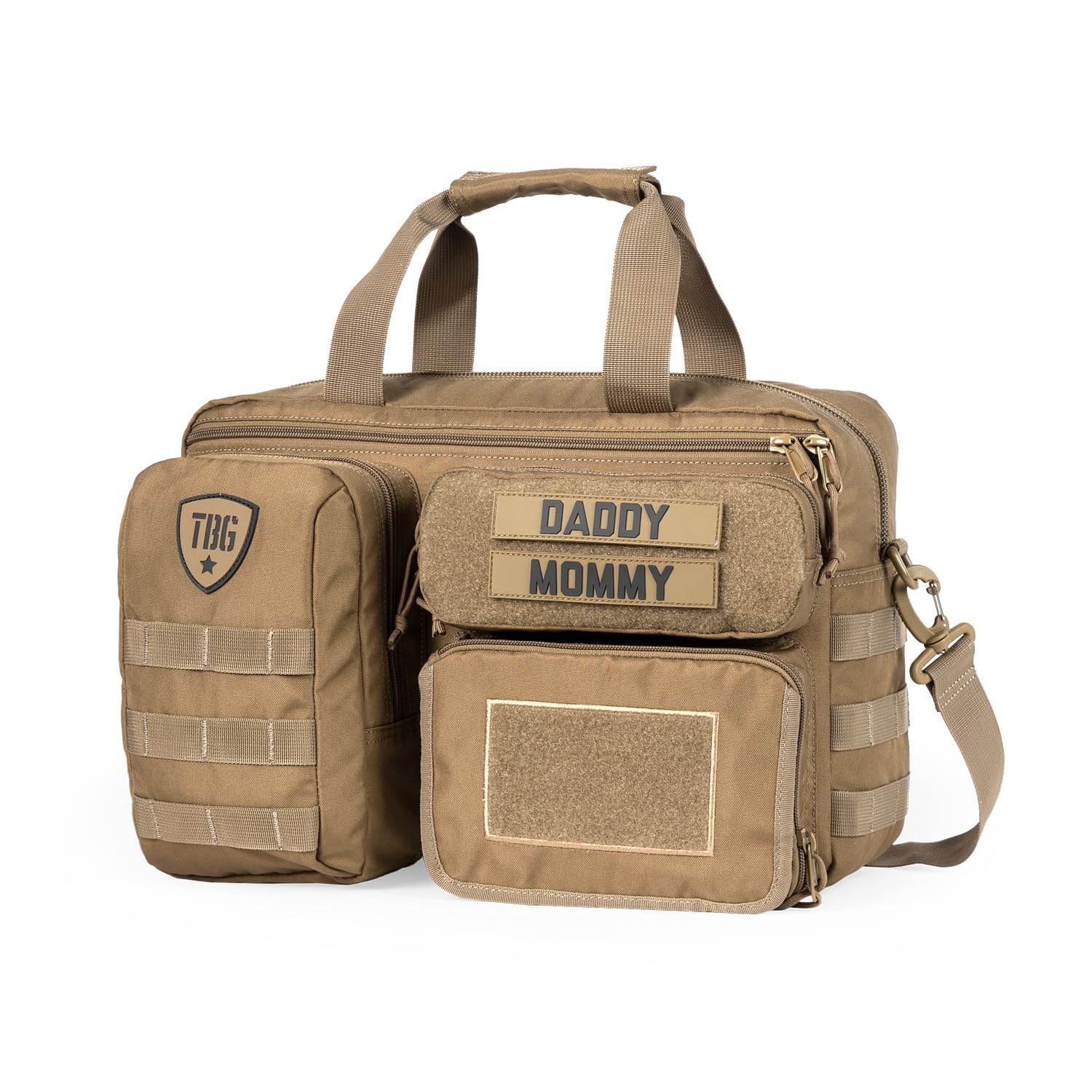 4th Gen Tactical Diaper Bag for Dads - Military Style Baby Carrier with Changing Pad & Stroller Straps | Perfect for Outdoor Adventures, Travel & Everyday Parenting