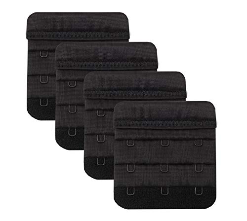 Bra Extender 3 Hooks-black