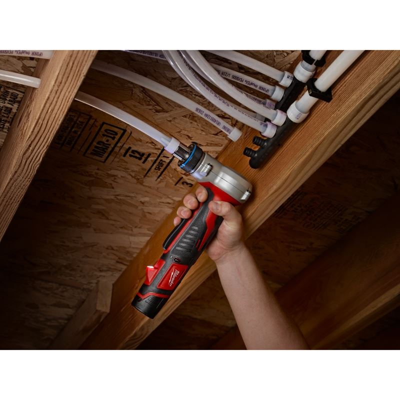 M12 12V Lithium-Ion Cordless ProPEX Expansion Tool Kit - 2432 22 - Perfect for Plumbing, HVAC, and Professional Pipe Installation