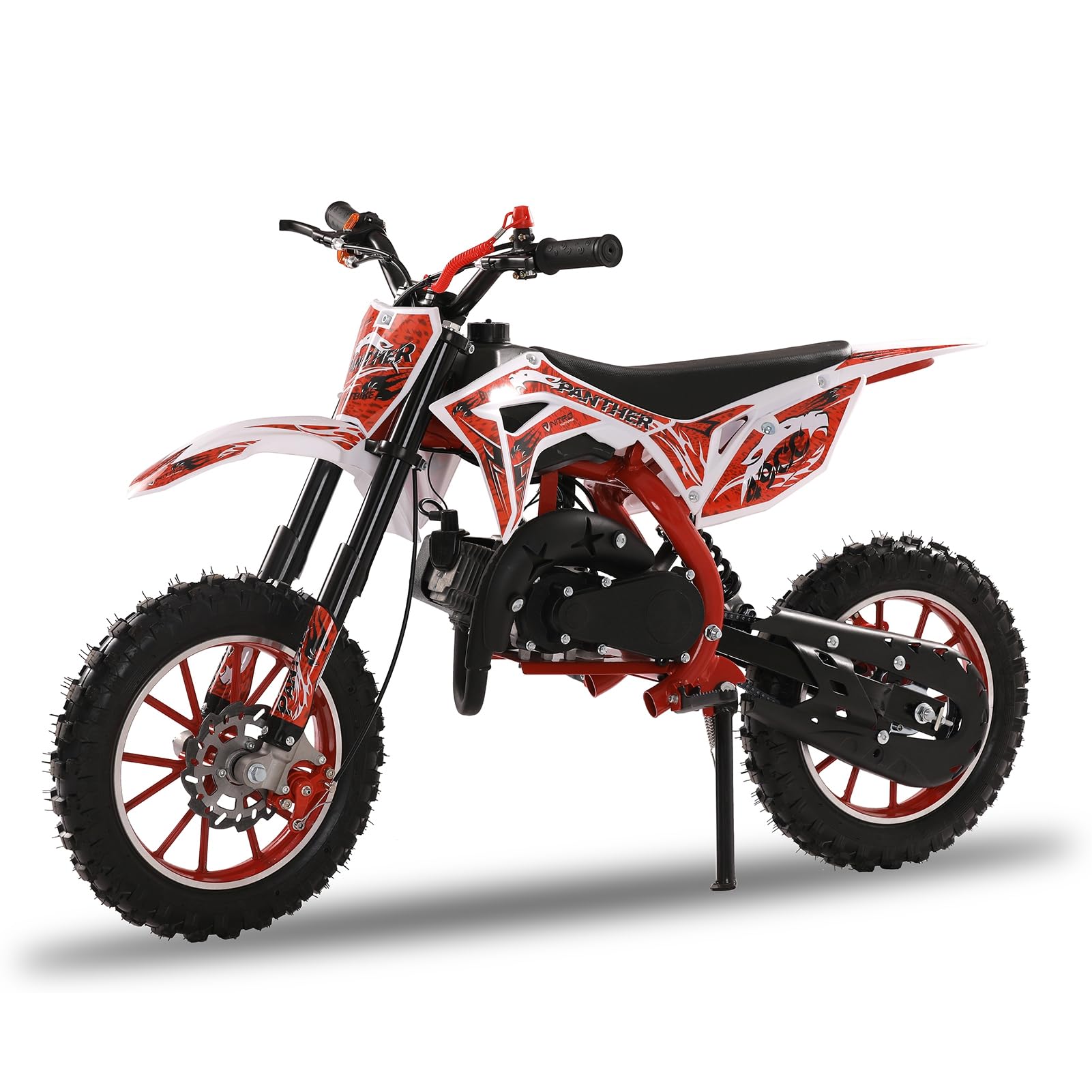 **49CC Kids Dirt Bike - Gas-Powered 2 Stroke Mini Motocross Bike for Boys & Girls Ages 13+ | 10