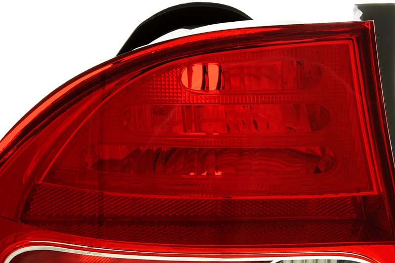 Honda Civic Sedan Tail Lights Lamps Set - Compatible with 2006 2007 2008 Models (Driver & Passenger Side) | Replacement for Broken or Foggy Lights, Enhanced Nighttime Visibility & Safety