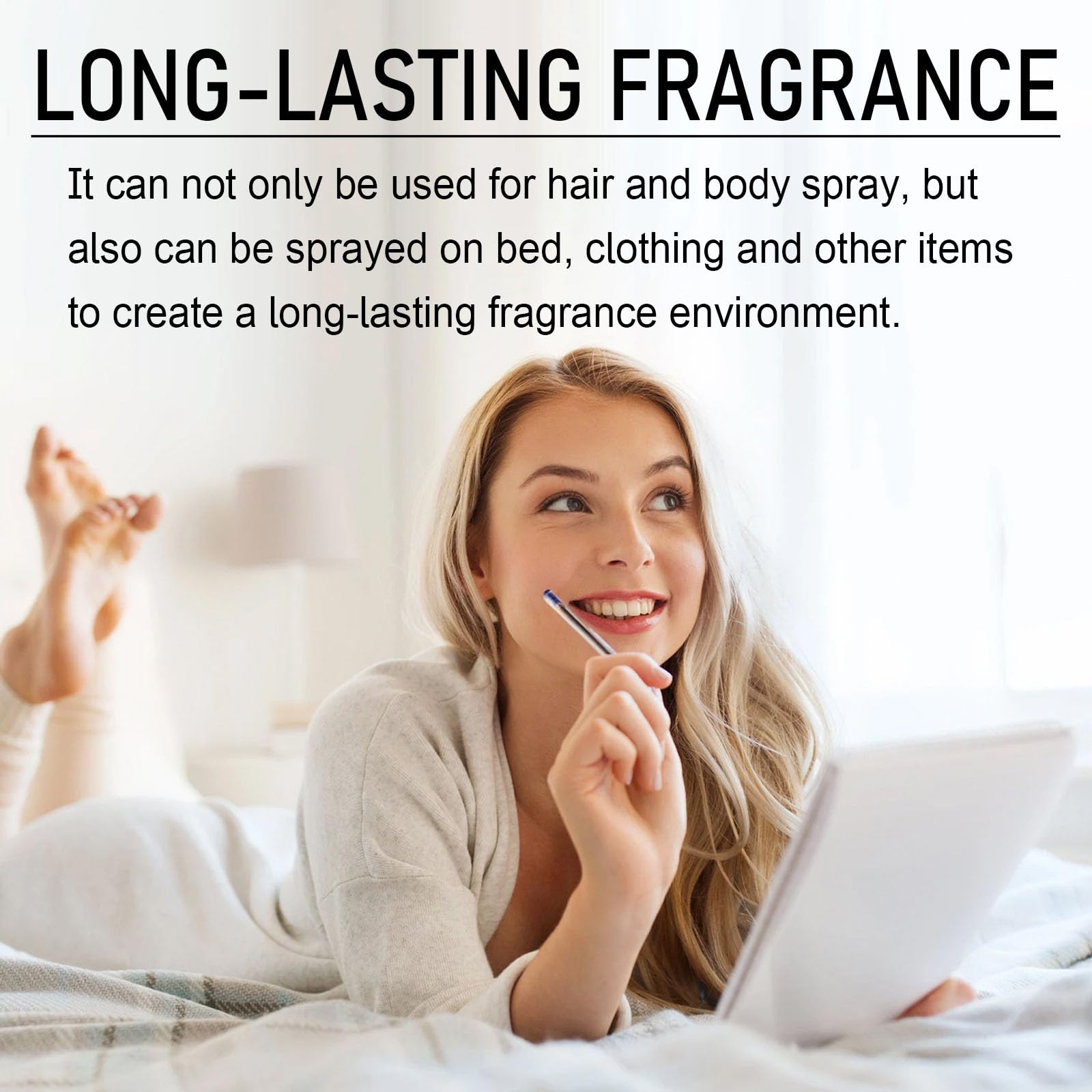 Vanilla Perfume Body Mist for Women - Long Lasting Travel Size Fragrance Spray for Hair & Body - Sweet Vanilla Scented Body Spray - Perfect for Everyday Use, Work, Dates & Travel (1PC)