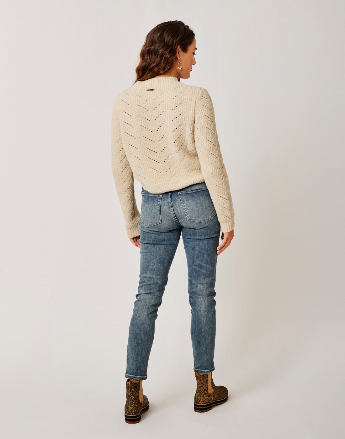 Monroe Sweater - Light Khaki Heather | Cozy Knit Pullover for Women | Perfect for Fall & Winter Layering | FINAL SALE