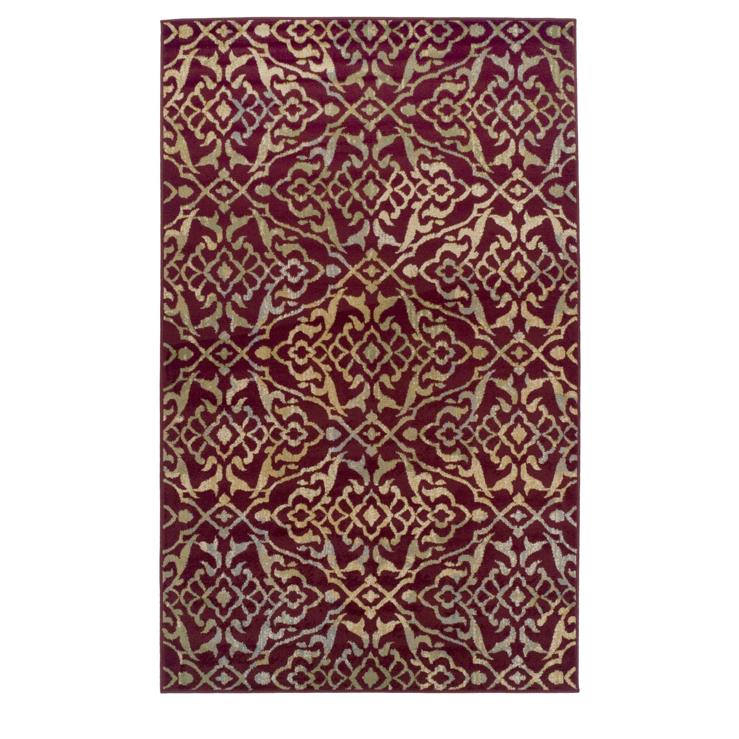 Premium Corbin Damask Traditional Indoor Area Rug - Soft & Durable Non-Slip Living Room Carpet for Home Decor | Perfect for Bedroom, Dining Room & Office