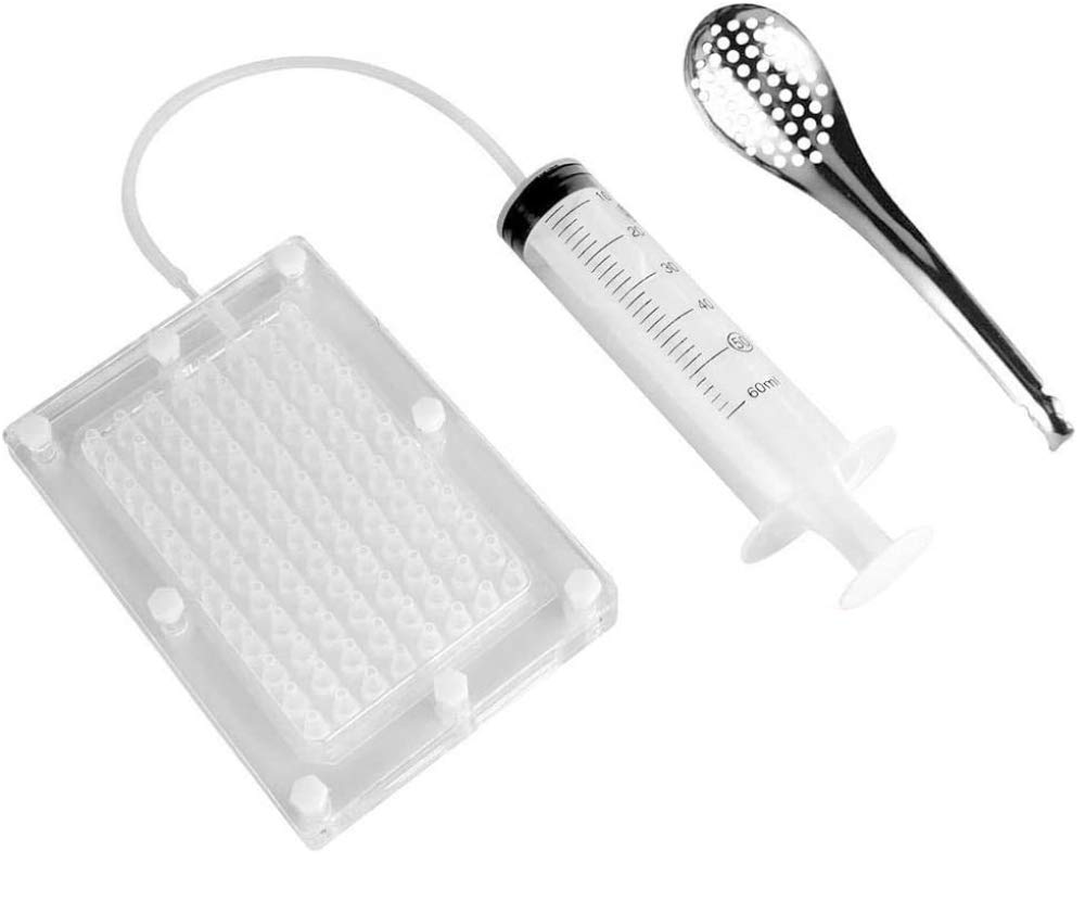 Molecular Gastronomy Kit - Culinary Food Styling Tools Set with Marinade Injector, Roe Strainers, Caviar Spoon & Maker | Perfect for Home Chefs, Cooking Enthusiasts & Unique Gifts | Ideal for Fine Dining, Food Presentation & Molecular Cooking Experiments