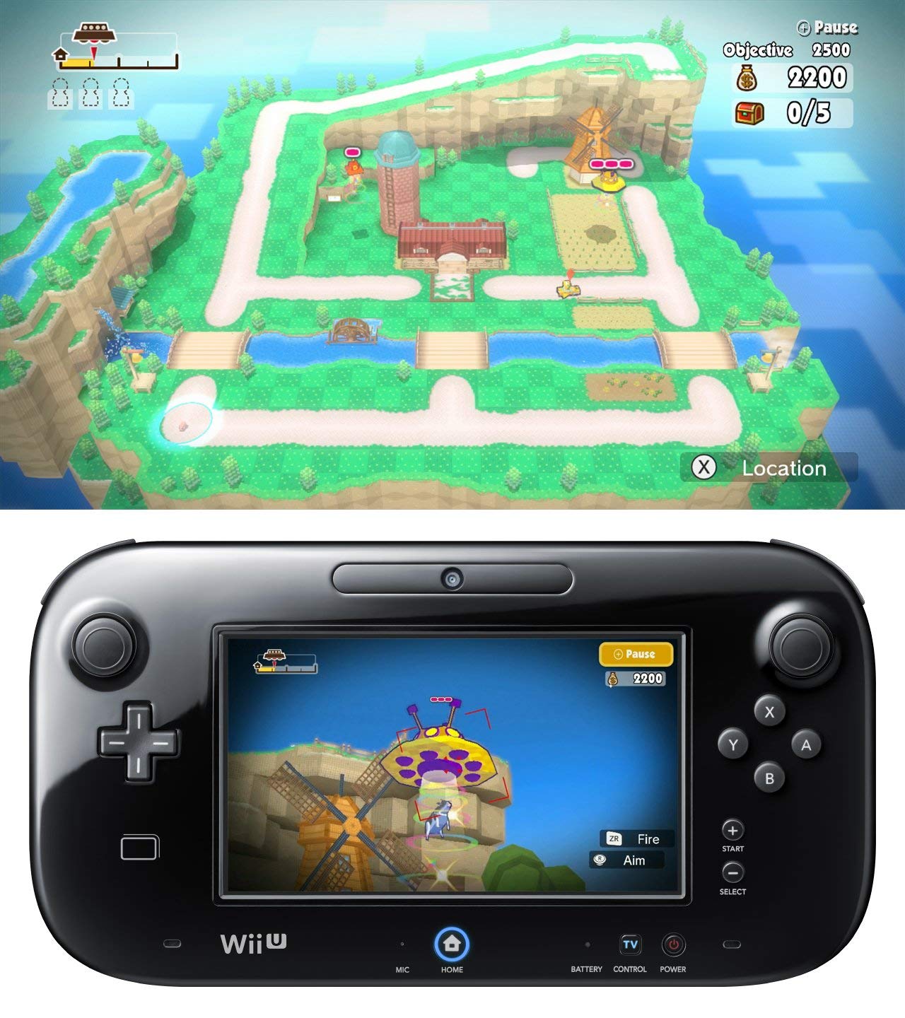 Refurbished Game & Wario for Nintendo Wii U - Fun Party Games for Family & Friends - Perfect for Game Nights & Social Gatherings