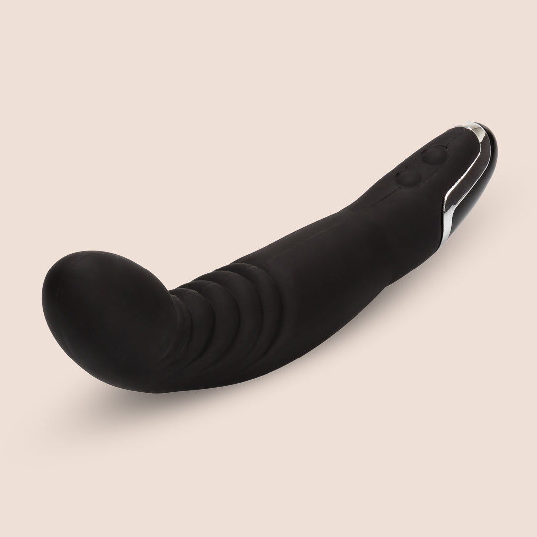 Premium Silicone Vibrating Anal Probe with Ridges - Dr. Joel Kaplan | Enhanced Pleasure for Couples & Solo Play | Perfect for Sensual Massage & Intimate Exploration