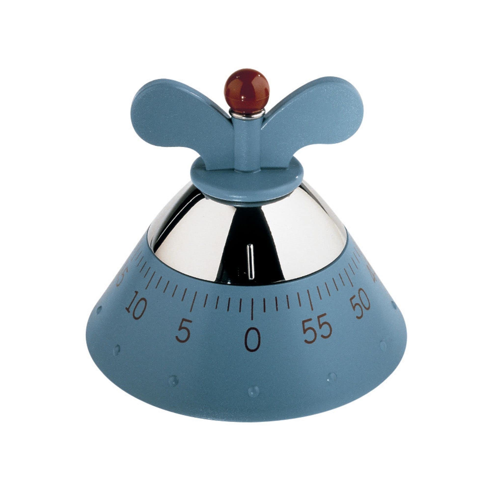 Alessi W Kitchen Timer - Digital Cooking Timer with Loud Alarm, White | Perfect for Baking, Roasting, and Meal Prep