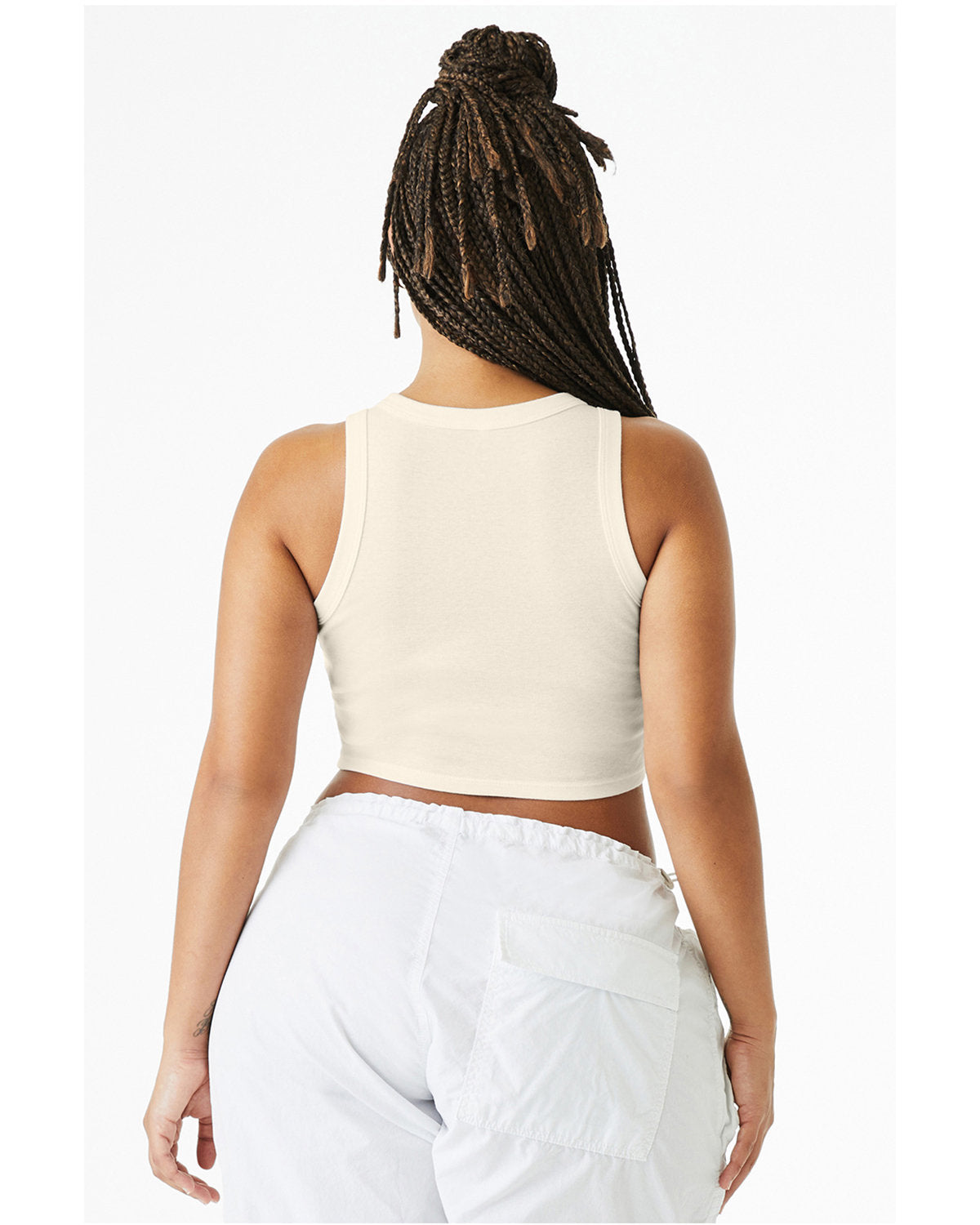 Bella + Canvas 1019 Women's Micro Ribbed Racerback Tank Top - Soft Stretchy Comfort Fit for Yoga, Gym & Casual Wear