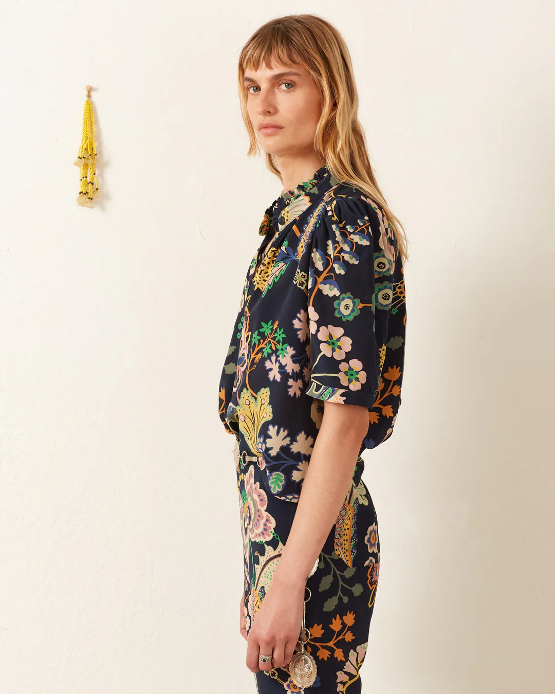 Alix Of Bohemia Winn Desert Flower Shirt - Vintage Floral Print Women's T-Shirt for Casual Wear & Boho Fashion