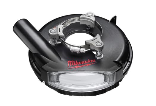 Milwaukee 49-40-6105 7-Inch Universal Surface Grinding Dust Shroud for Angle Grinder | Dust Collection System for Concrete, Metal & Masonry Work | Perfect for Construction, Renovation & DIY Projects