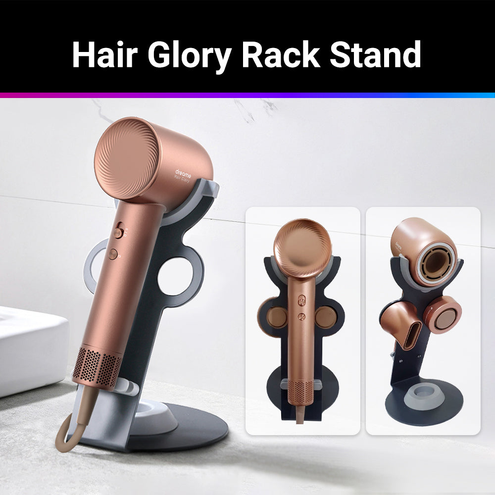 Wall Mounted Hair Dryer Holder - Durable Bathroom Organizer for Blow Dryer Storage | Perfect for Home, Salon, and Travel Use