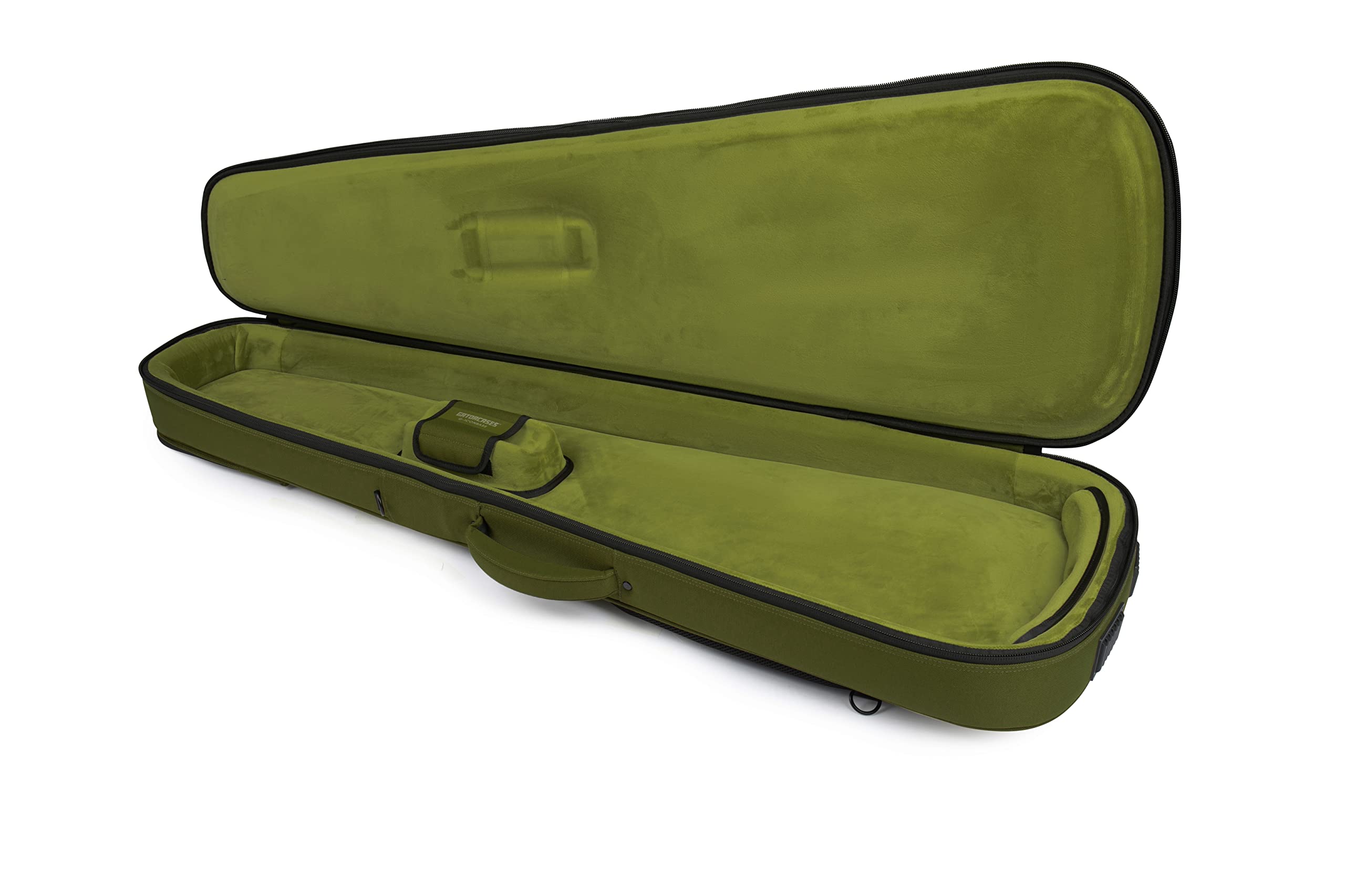 Gator Icon Series Bass Gig Bag - Green | Durable Padded Guitar Case for Electric Bass | Perfect for Gigging, Travel & Storage